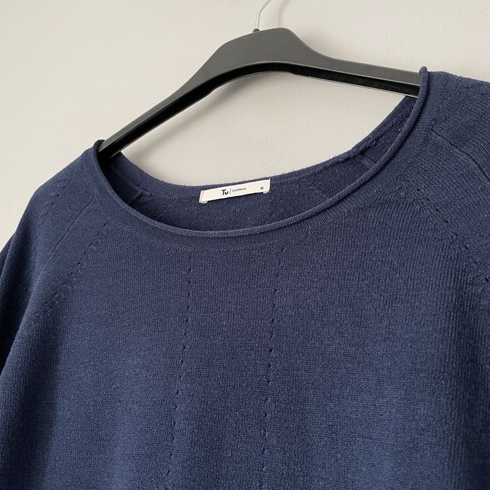 Sweterek sweter granatowy milutki Tu woman M