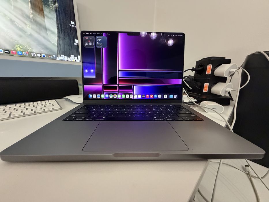 Bateria 100% Macbook Pro 14” M1 16/512gb Idealny