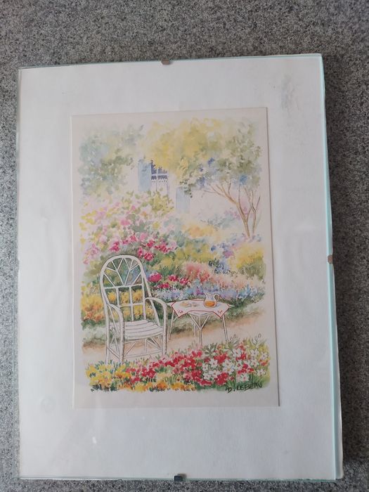 Stare wydruki akwareli Danielle Lebeau