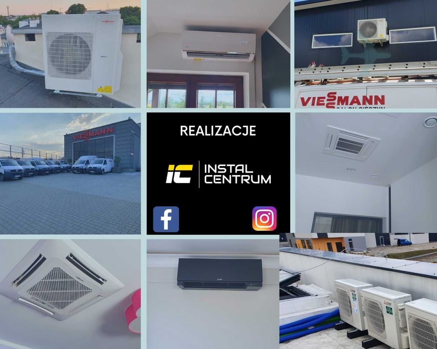 klimatyzacja Viessmann MULTISPLIT na 3 pokoje, MONTAŻ cała POLSKA