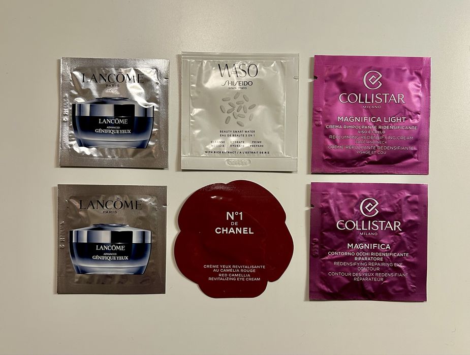 Набір пробників Lancome, Chanel, Collistar