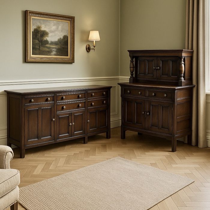 Комод і буфет, гарнітур деревяний, англійский стиль, з Європи