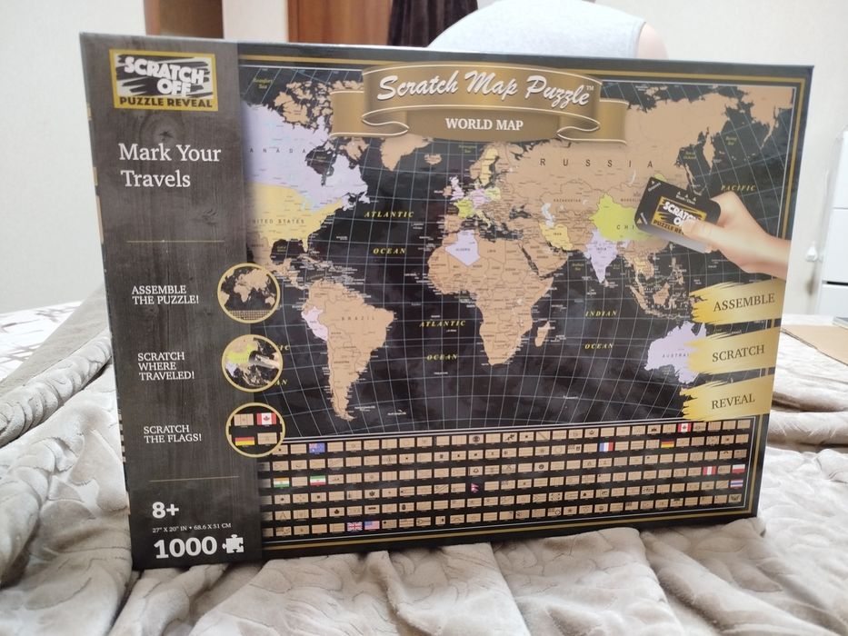 Пазли, Пазли карта світу