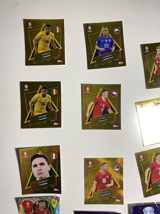 Cromos da Topps do Euro 2024