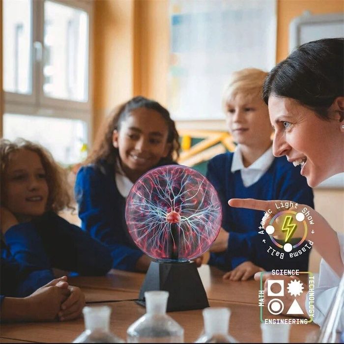 MAGICZNA KULA Lampa Plazmowa Edukacyjna AŻ 62CM Prezent dla Dziecka