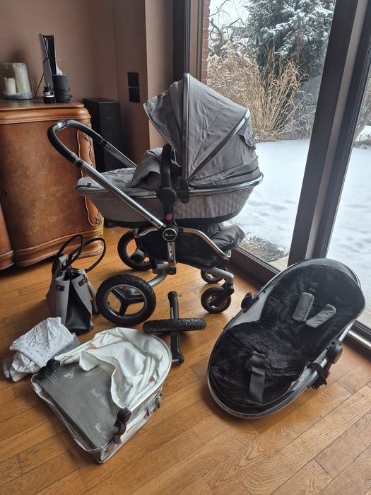 Wózek Silver Cross - w idealnym stanie! Dużo dodatków!