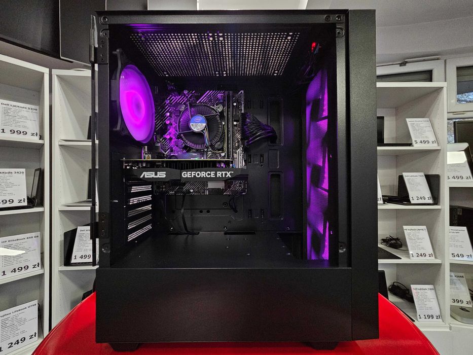 OD RĘKI Nowy Komputer Gamingowy i5 16GB 512GB RTX 3050 Win11 FV23% GW
