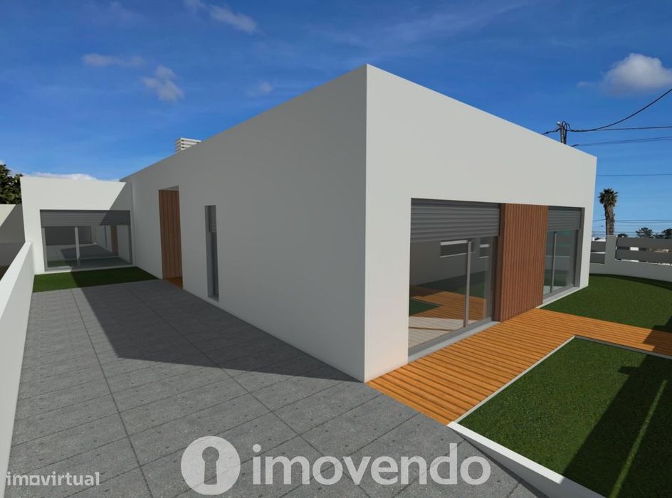 Moradia T3 em final de construção, com piscina, em Fernão Ferro
