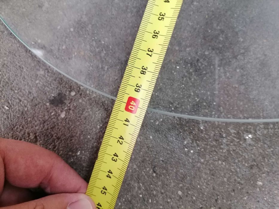 Prateleiras redondas de vidro