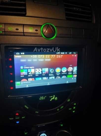 Магнітола REXTON SsangYong GPS USB TV 2 дін Рекстон CarPlay Андроїд 16