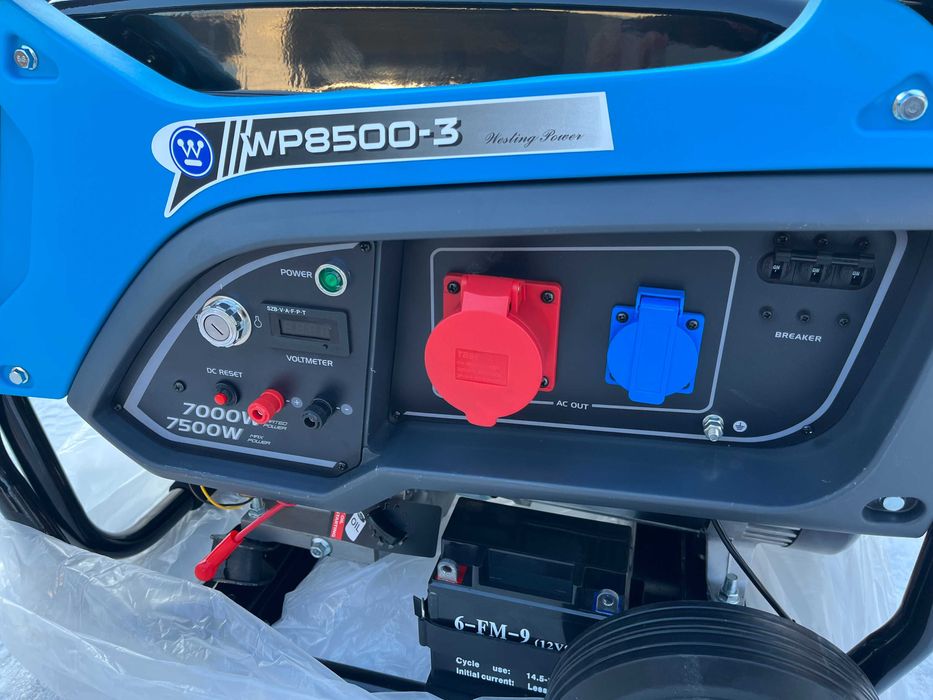 PROMOCJA! Agregat prądotwórczy generator prądu 7500W 230/400V 7,5kW