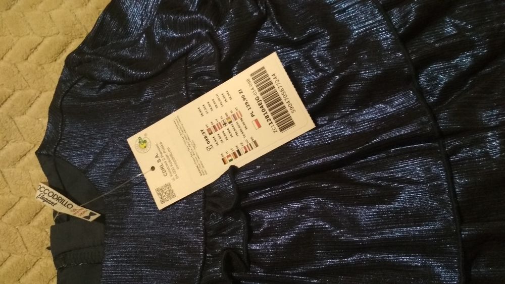 Nowa sukienka na bal i okazje coccodrillo r. 92 na 2-3 latka