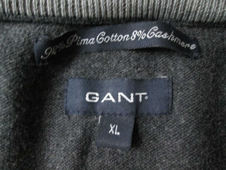 Gant męski sweter bawełna kaszmir XL