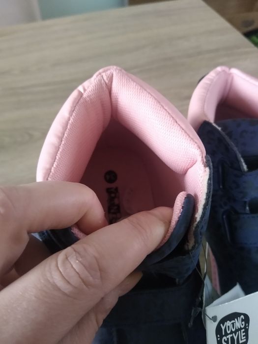 Buty 34 trapery na rzepy