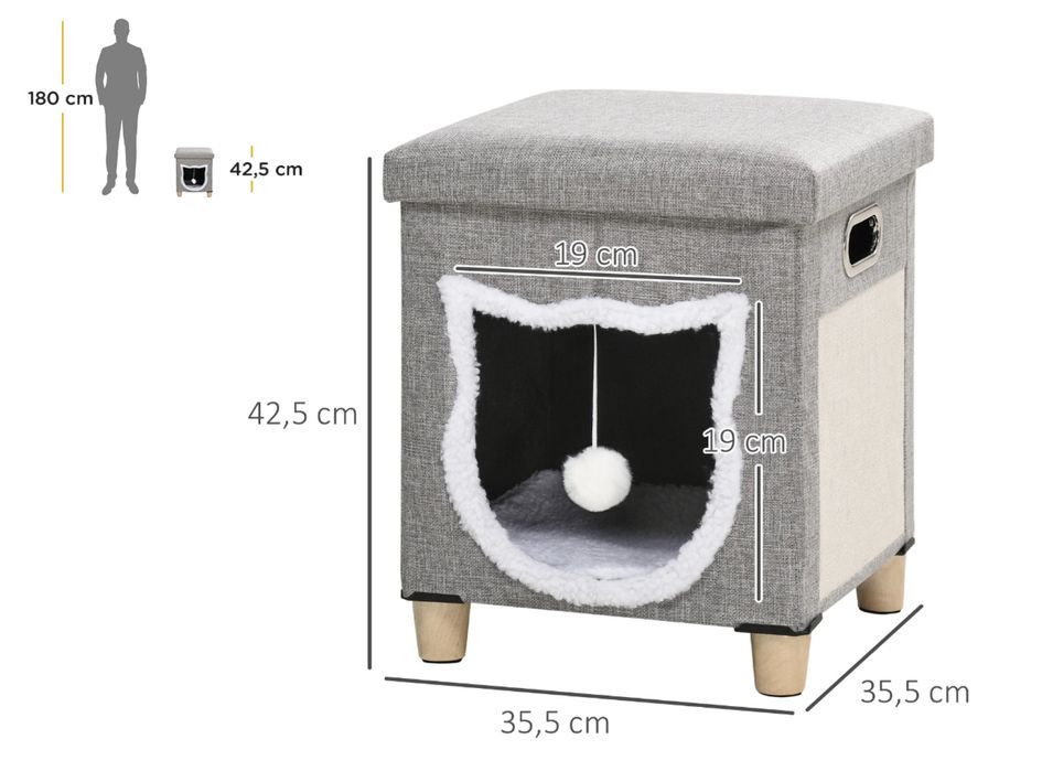 Casinha para gatos - PORTES GRÁTIS