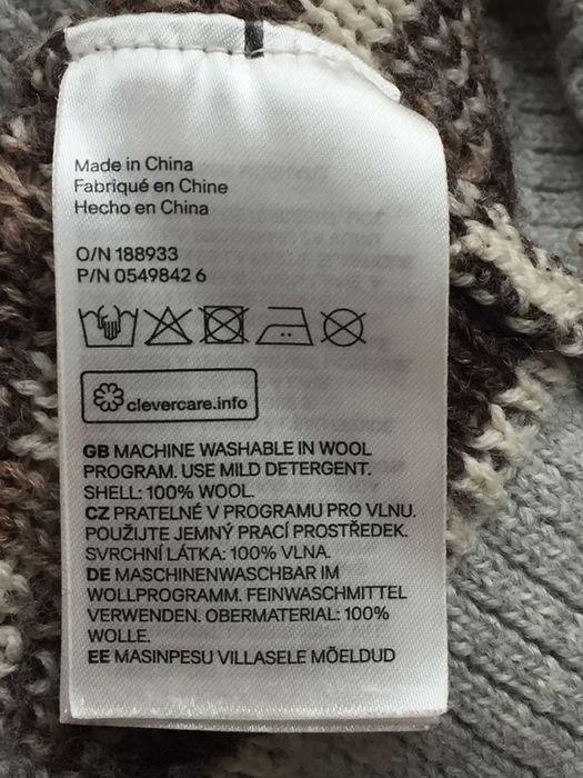 Светрик зимовий H&M. ВОВНА 100%.