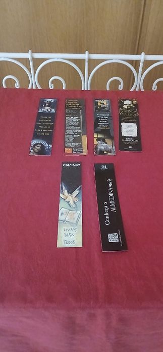 Marcadores de livros, novos