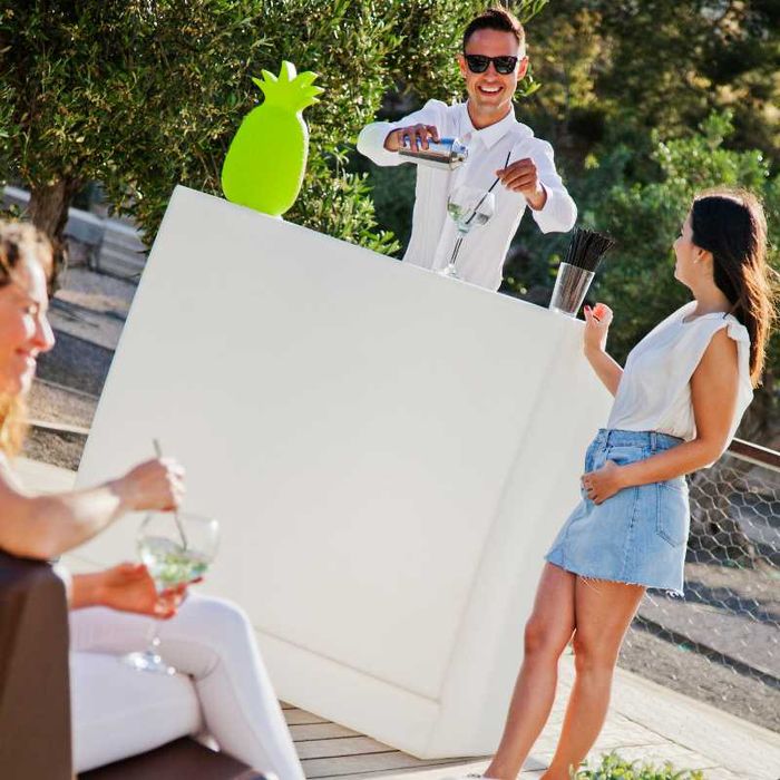 Balcão luminoso com comando