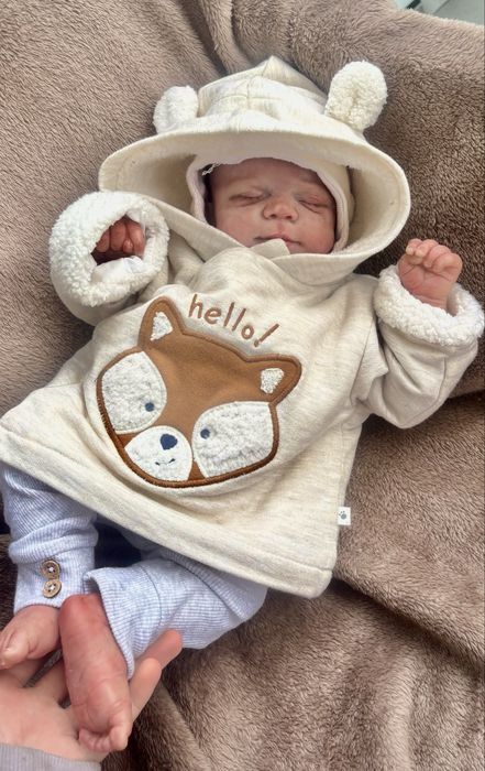 Lalka reborn wyrzezbiona przez Joanne Kazimierczak