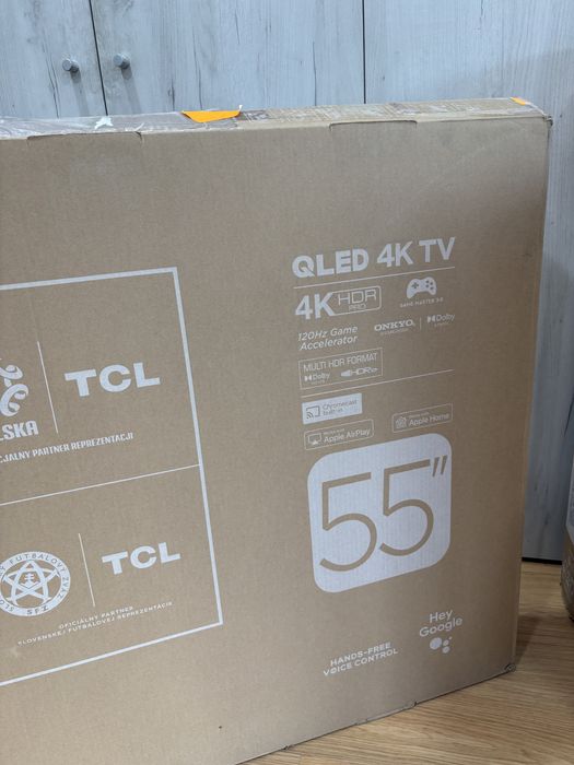 Televisão TCL QLED 4K 55” - Nova