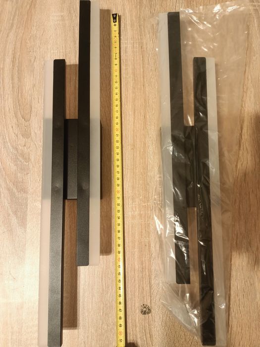 Lampa ścienna LED kinkiet loft czarny nowoczesny 2szt.