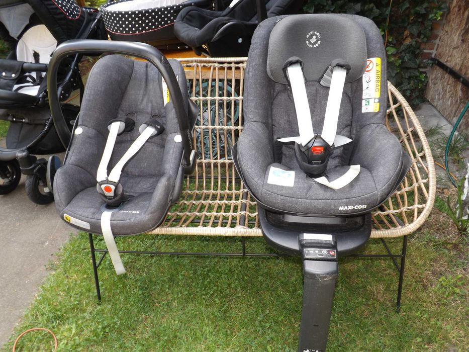 Maxi Cosi  2Way fix + Pabble plus foteliki samochodowe, isofix