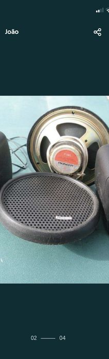 Vários pares Colunas Sony, blaupunkt