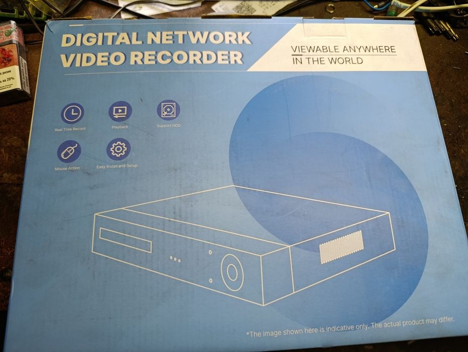 IP Відеореєстратор Hiseeu 16-канальний NVR 8Мп(4K) Xmeye + HDD 3.5' WD