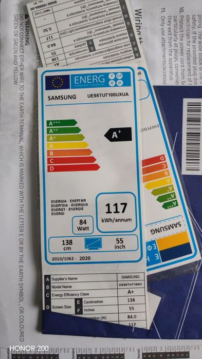 Телевизор Samsung UE55TU7100XUA