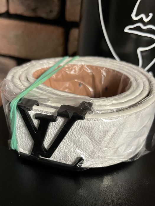 pasek lv biało-czarny