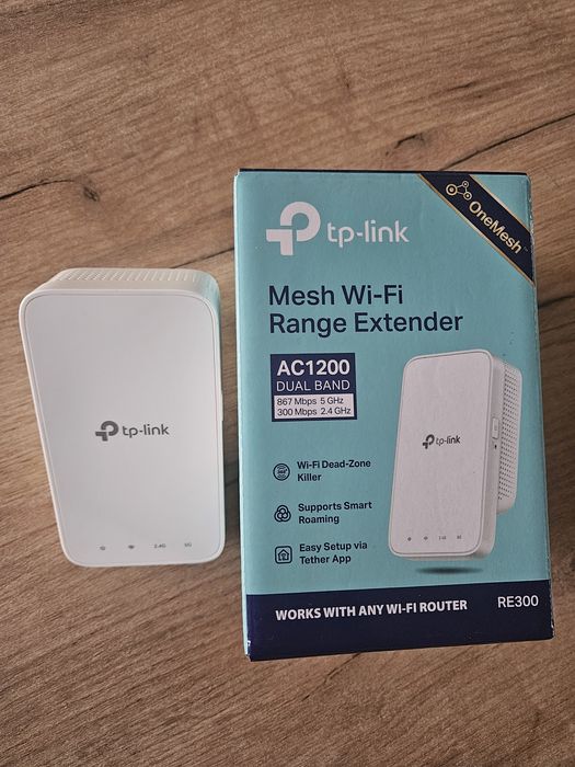 TP-LINK RE300 wzamacniacz sygnału wifi extender.