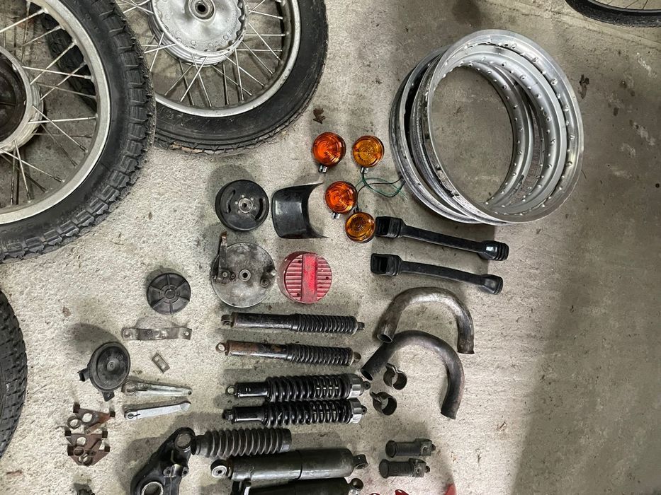 Części mz etz zbiornik paliwa boczki tylne błotniki