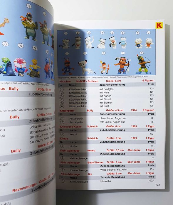 Antigo Catalogo ~ "COLEÇÕES de FIGURAS em PVC" ~ 371 Pag. ~ C/Preços