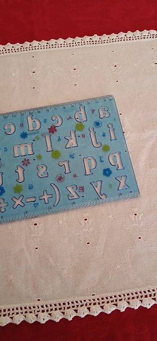 Escantilhão com letras e números