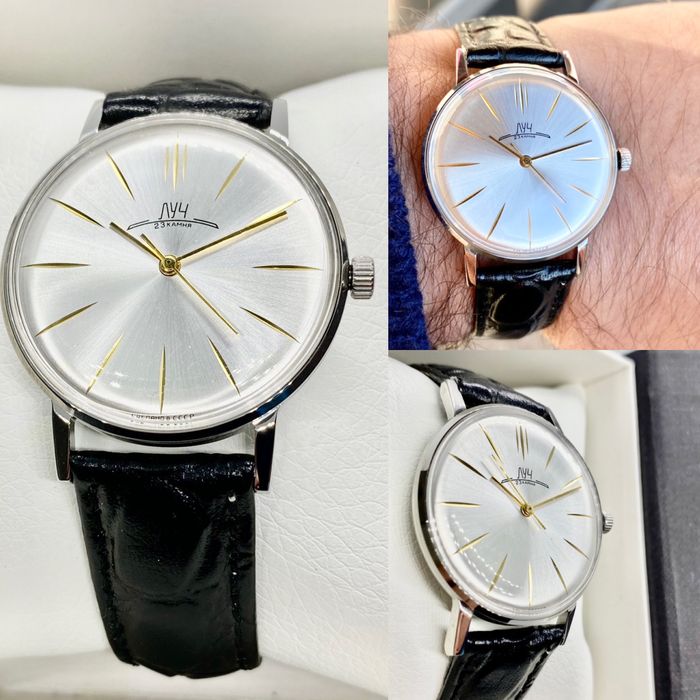 ГОДИННИК Часы ЛУЧ НОВЫЕ КАЧЕСТВО  ракета полет восток слава молния