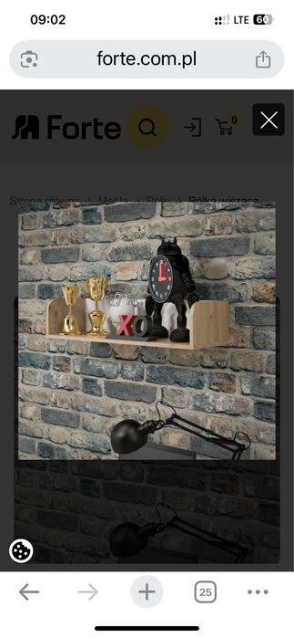 Półka wisząca Nowa