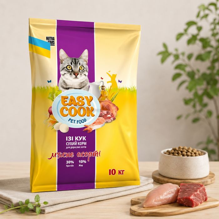 Сухий корм Нутра 5 Stars Easy Cook для котів 10кг