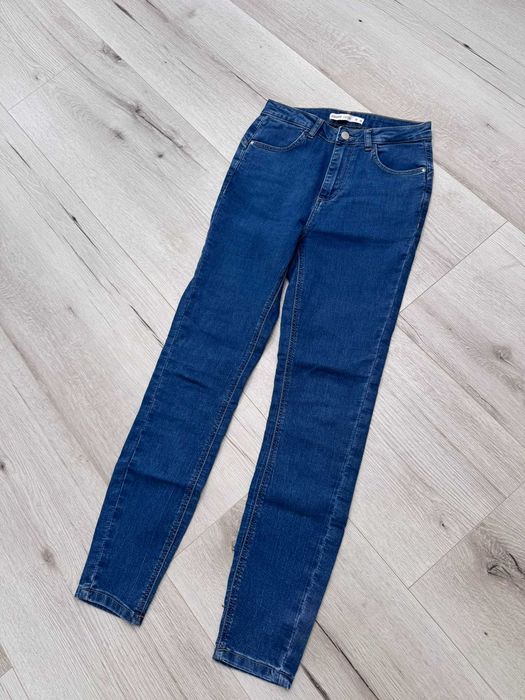 Dżinsy Cropp, skinny, wysoki stan, rozmiar M