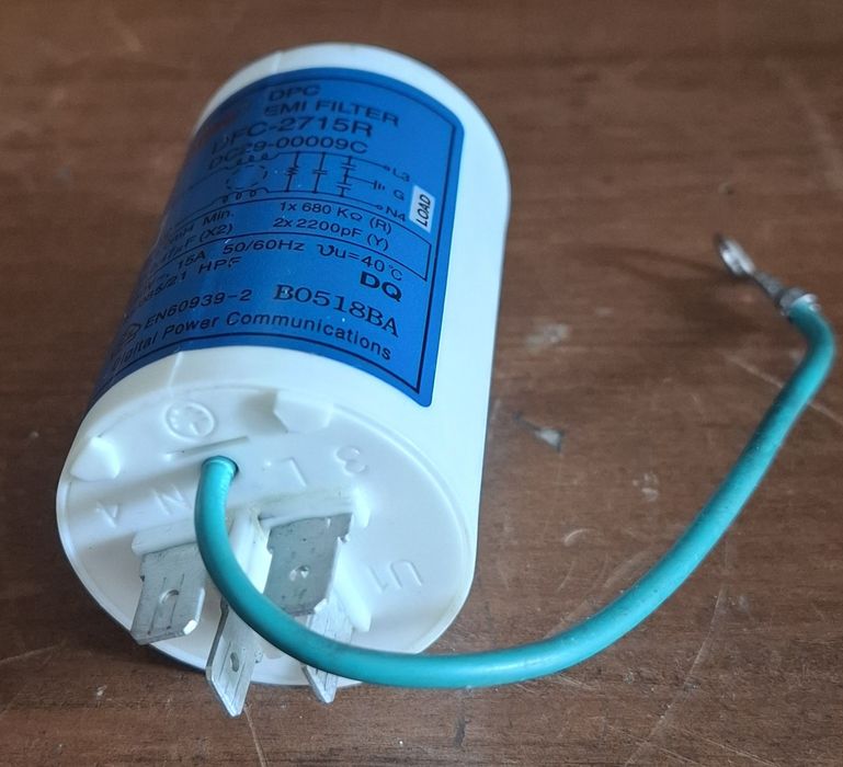 Filtro de Ruido EMI Máquina de lavar Roupa