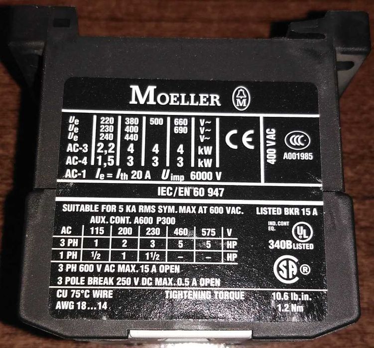 Stycznik Moeller DIL EM-01