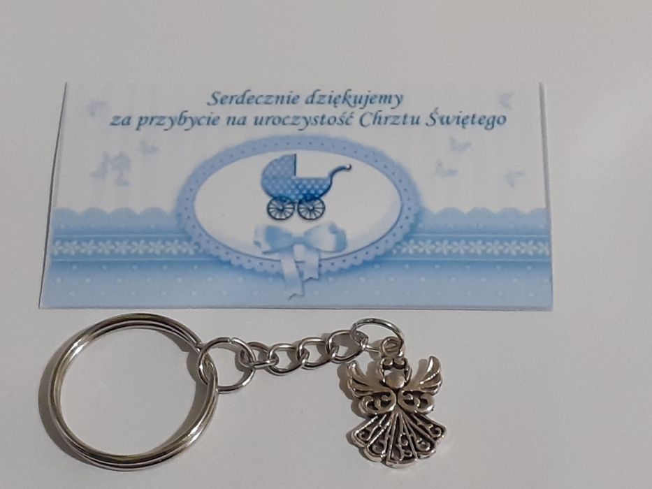 Brelok podziękowanie,  komunia , chrzciny