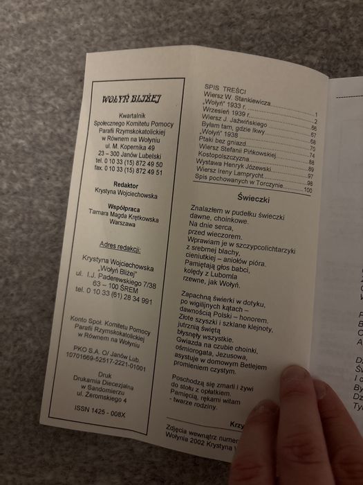 Wołyń bliżej 2002 rok unikat