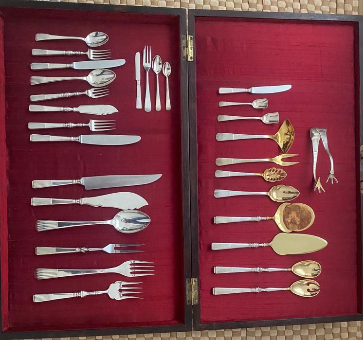 Faqueiro Topazio para doze pessoas "Caninhas"