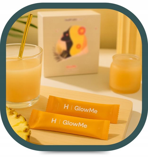 health labs glowme ananas-mango kolagen 5000 mg zdrowa piękna skóra 30 sasz