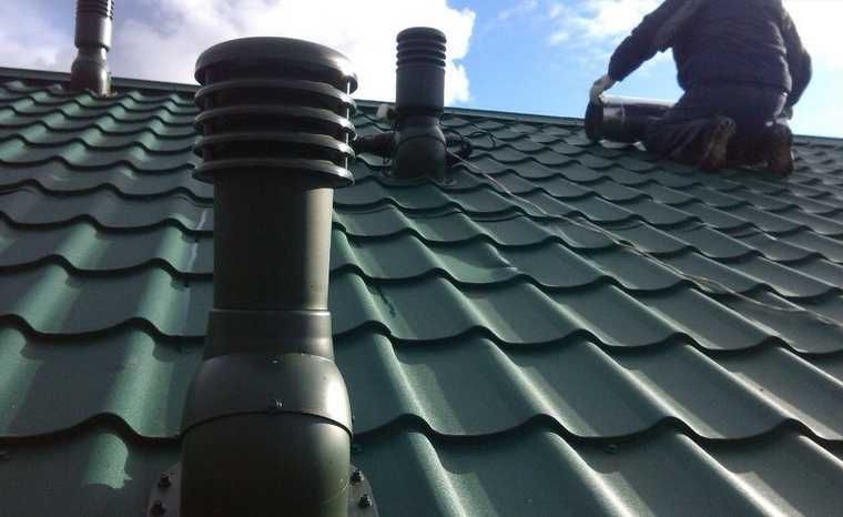 Дахові вентиляційні проходки, покрівельний вентиляційний вихід в даху