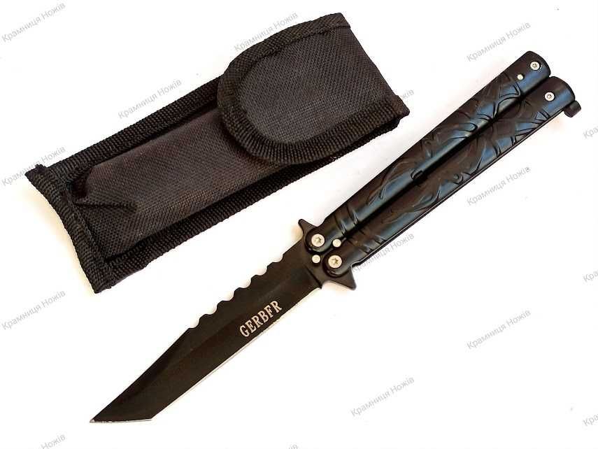 Складний ніж Бабочка Балісонг Танто GERBFR Нож бабочка + чехол