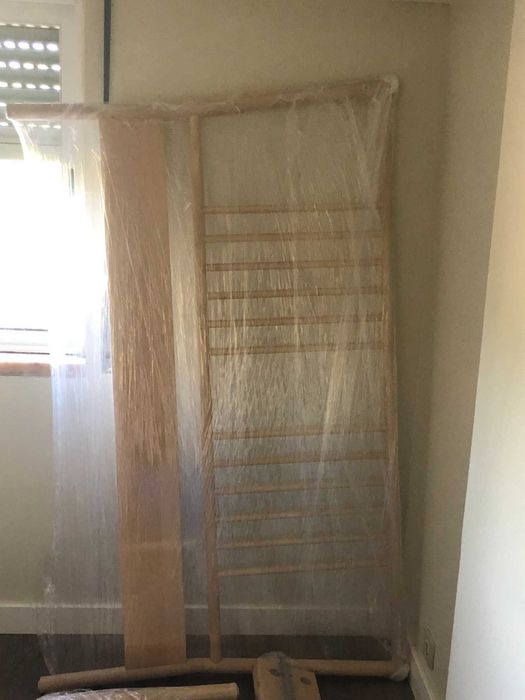 Cama IKEA BJÖRKSNÄS 160x200 cm + Estrado LÖNSET | Excelente Estado