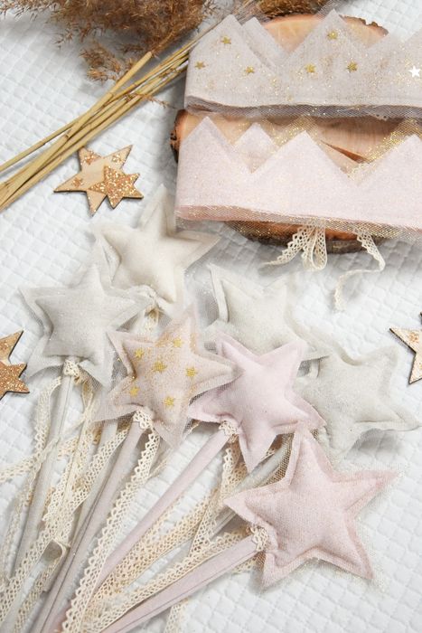 Szycie Lniana różdżka dla dziecka