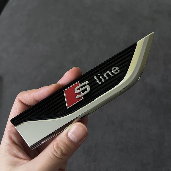 Накладка на крило двері емблема S-line S5 Audi A5 S5 8W B9 2016-2025