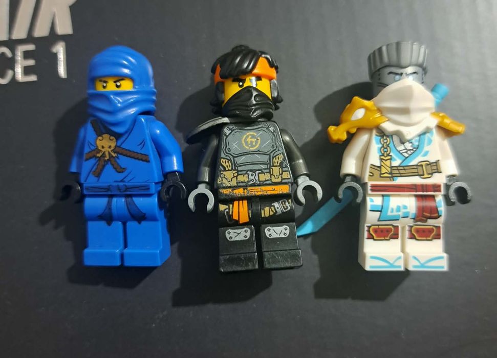 Rzadkie egzemplarze figurek lego Ninjago -mistrzowie Spinjitzu